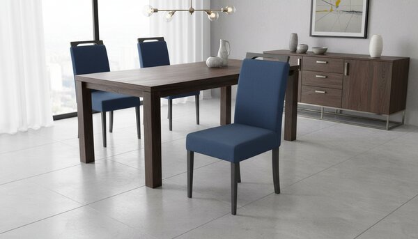 Scaun CLARION 2, negru/albastru, 42X58X97 cm