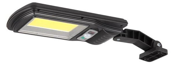 Lampa solara LED stradala, telecomanda IR, IP44, 6500K, 300lm, 10W, 100 surse lumina