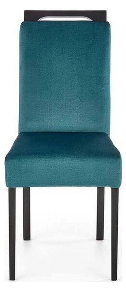 Scaun CLARION 2, negru/turcoaz, 42X58X97 cm