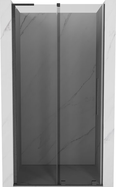 Mexen Velar L, usa de dus culisanta pentru deschidere 90 cm, sticla gri 8 mm, grafit lustruit, 871-090-003-41-66