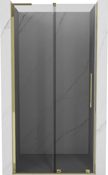 Mexen Velar L, usa de dus culisanta pentru deschidere 100 cm, sticla gri 8mm, auriu lucios, 871-100-003-41-50