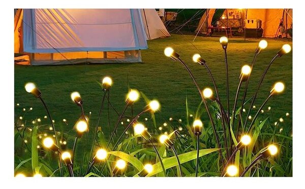 Lampa solara decorativa LED, autonomie 6-8h, IP44, 3000K, 20lm, 0.36W, senzor crepuscular