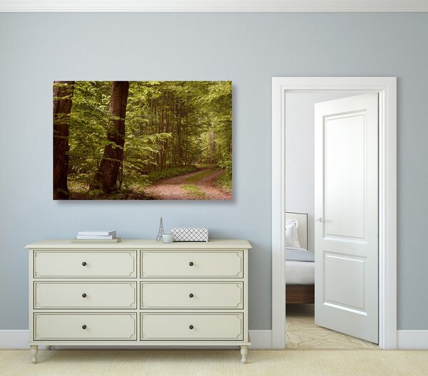 Tablou pădure verde