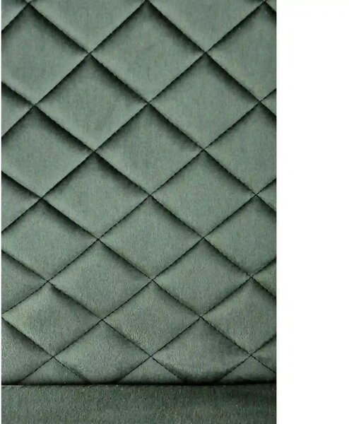Scaun K442, verde inchis/negru, stofa catifelata/metal, 46x61x102 cm
