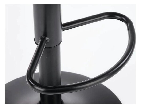 Scaun bar H102, verde inchis/negru, stofa catifelata/otel, 53x48x100 c