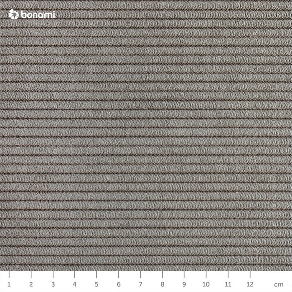 Pat taupe tapițat cu spațiu de depozitare cu saltea 90x200 cm Avela – Bonami Selection
