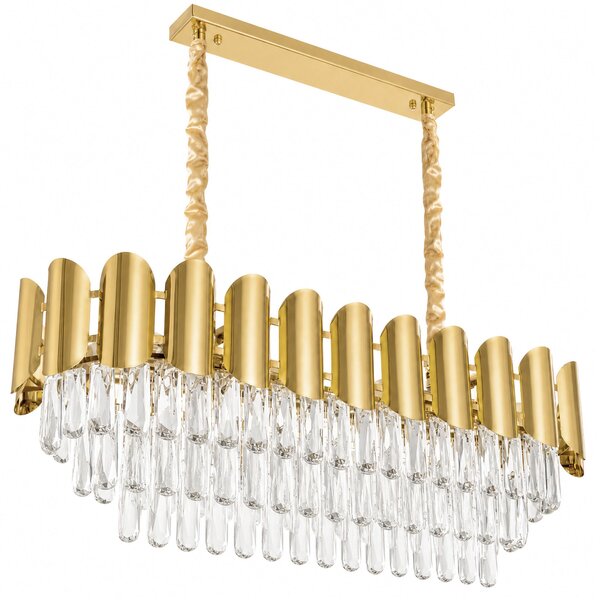 Lampă suspendată din cristal SWE101-CP GOLD