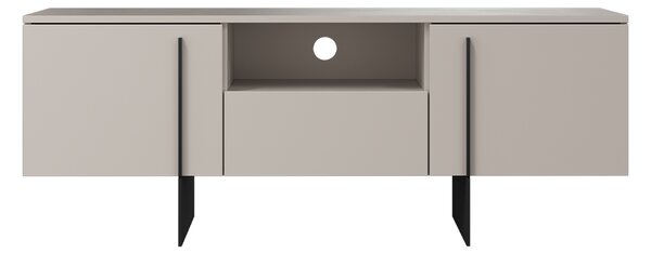 Dulap Larena 150 cm cu ușă - cașmir / picioare negre