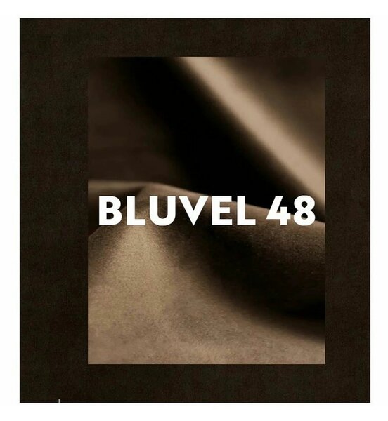Scaun CHIC, maro - Bluvel 48, stofa catifelata/metal, 50x58x88 cm