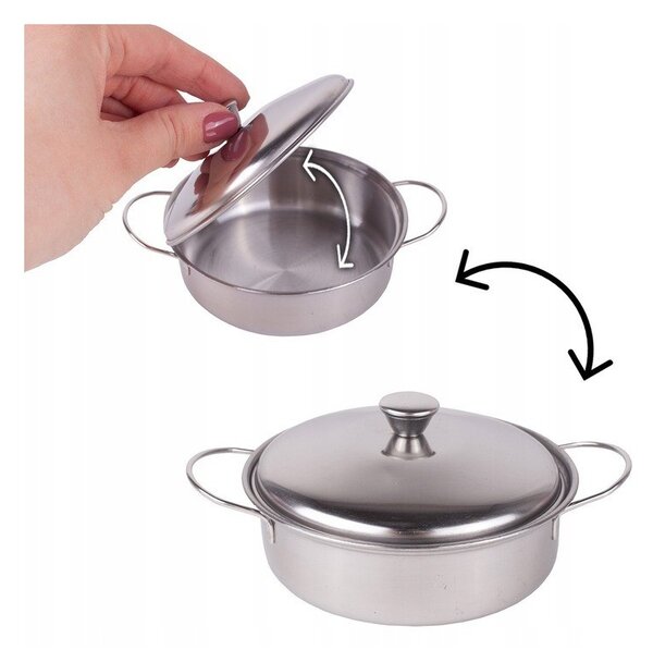 Set accesorii bucatarie pentru copii, sort, vase si ustensile de gatit, 12 elemente