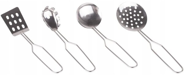 Set accesorii bucatarie pentru copii, sort, vase si ustensile de gatit, 12 elemente