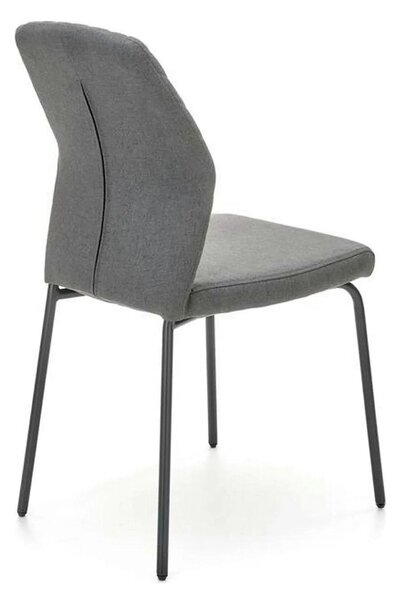 Scaun K461, gri/negru, stofa clasica, 46x56x92 cm