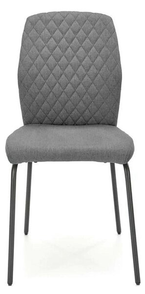Scaun K461, gri/negru, stofa clasica, 46x56x92 cm