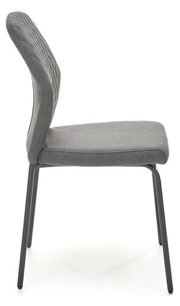 Scaun K461, gri/negru, stofa clasica, 46x56x92 cm
