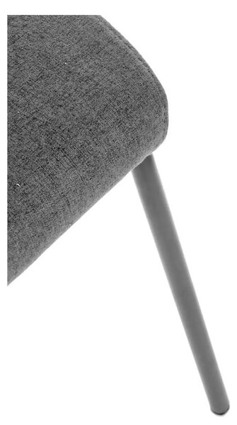 Scaun K461, gri/negru, stofa clasica, 46x56x92 cm