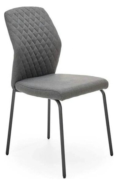 Scaun K461, gri/negru, stofa clasica, 46x56x92 cm