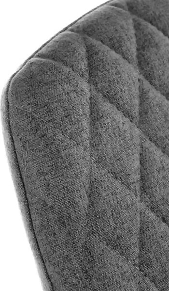 Scaun K461, gri/negru, stofa clasica, 46x56x92 cm