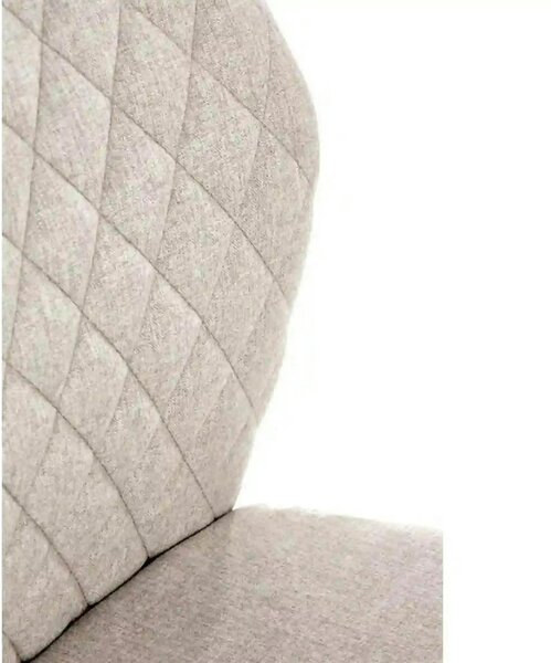 Scaun K461, bej/negru, stofa clasica, 46x56x92 cm