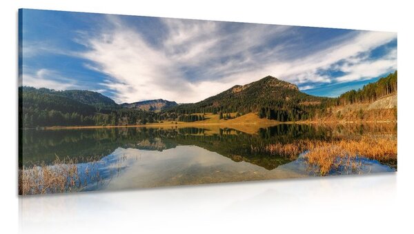 Tablou lacul sub dealuri