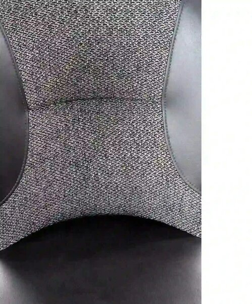 Scaun K466, gri/negru, stofa/piele ecologica, 50x58x89 cm