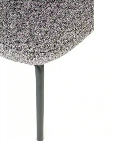 Scaun K471, gri/negru, stofa/piele ecologica, 50x58x85 cm