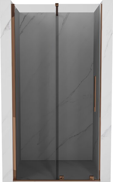 Mexen Velar, usa de dus culisanta pentru deschidere 100 cm, sticla gri 8 mm, aur roz, 871-100-000-41-60