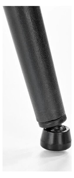 Scaun K478, stofa alb/negru, 49x54x84 cm