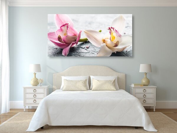 Tablou flori de orhidee