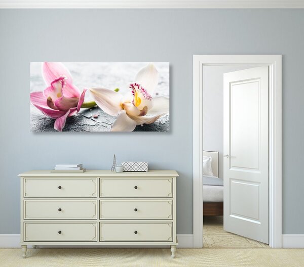Tablou flori de orhidee