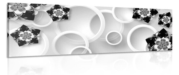 Tablou bijuterii în design alb-negru