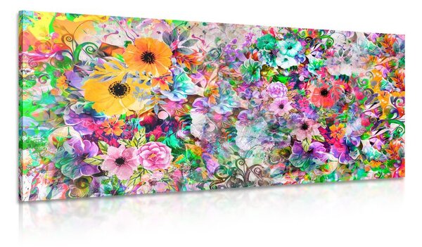 Tablou flori colorate