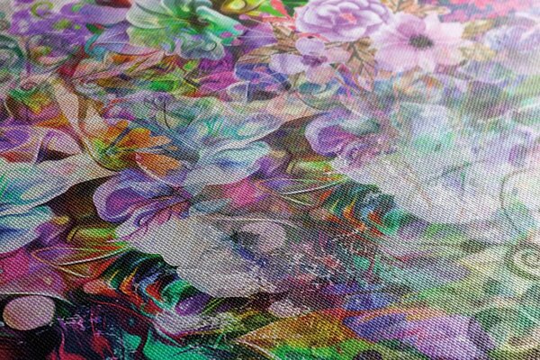 Tablou flori colorate