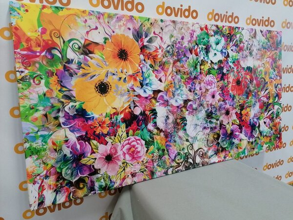 Tablou flori colorate