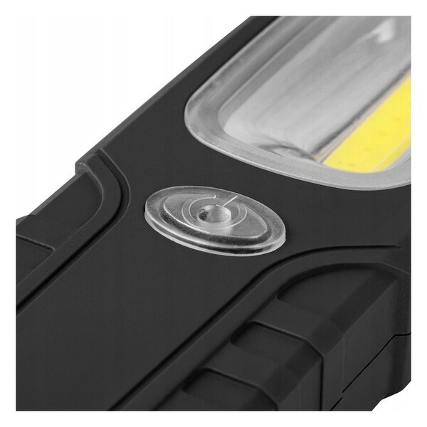 Lampa LED pentru atelier, magnet si carlig, 3W, 6500K, 230 lm, IP20, alimentare cu baterii