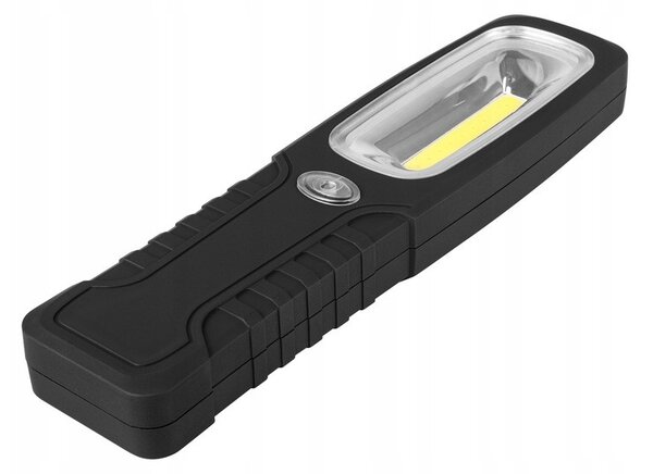 Lampa LED pentru atelier, magnet si carlig, 3W, 6500K, 230 lm, IP20, alimentare cu baterii