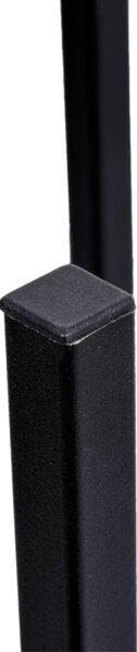Suport metalic pentru flori, design simplu, inaltime 70 cm, cadru negru mat