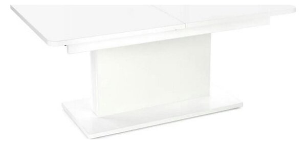 Masa extensibila BUSETTI, alb mat, PAL, 126/167x70x56/74 cm