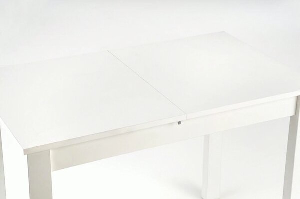 Masa extensibila GINO, alb, PAL furniruit, 100/138x60x75 cm