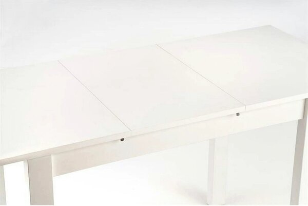 Masa extensibila GINO, alb, PAL furniruit, 100/138x60x75 cm