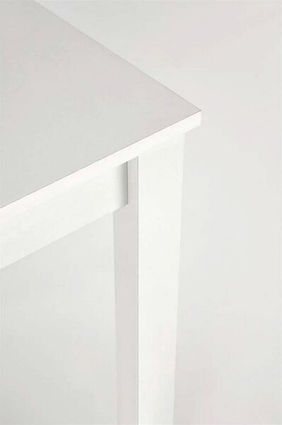 Masa extensibila GINO, alb, PAL furniruit, 100/138x60x75 cm