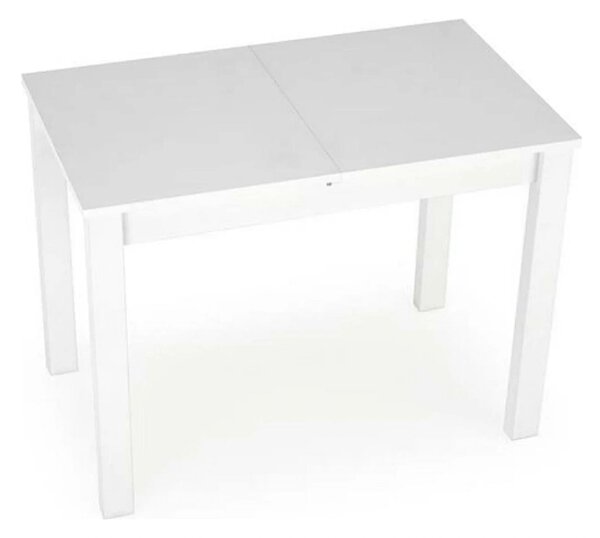 Masa extensibila GINO, alb, PAL furniruit, 100/138x60x75 cm