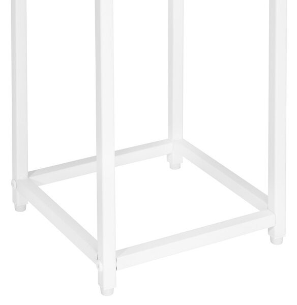 Suport metalic pentru flori, raft laminat in culoarea stejarului, maxim 10 kg, inaltime 42.5 cm