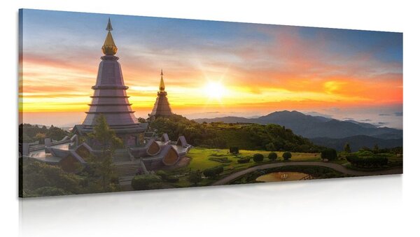 Tablou răsărit de dimineață deasupra Thailanda