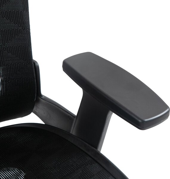 Scaun manager Mergi plasa neagra 62x63x120 cm