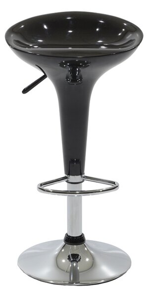 Scaun bar Felice inaltime ajustabila baza negru crom 40x43x84 cm