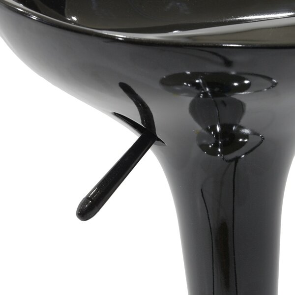 Scaun bar Felice inaltime ajustabila baza negru crom 40x43x84 cm