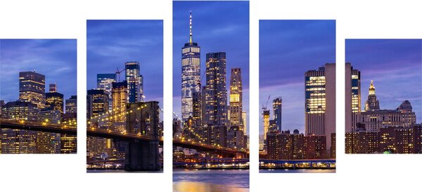 Tablou 5-piese pod din Brooklyn