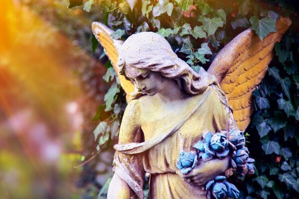 Tablou statuie îngerului