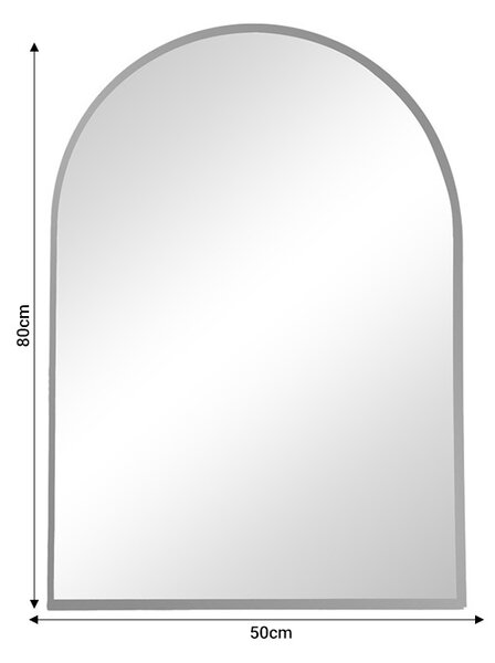 Oglinda Mirrory aluminiu auriu 50x2.5x80 cm