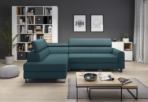 Coltar extensibil LIVIO, personalizabil materiale gama Premium, cu lad